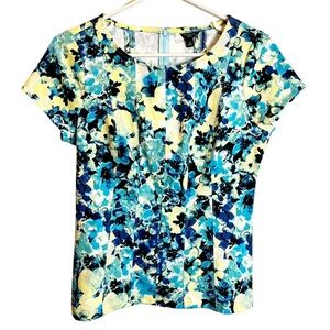 Ann Taylor - Petite Floral Print‎ Tee - Sz. LP